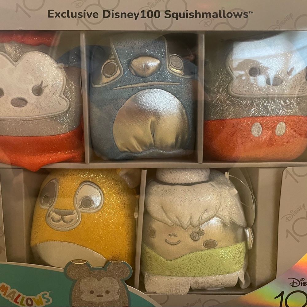 Disney 100 Exclusive Squishmallows 4.5”
